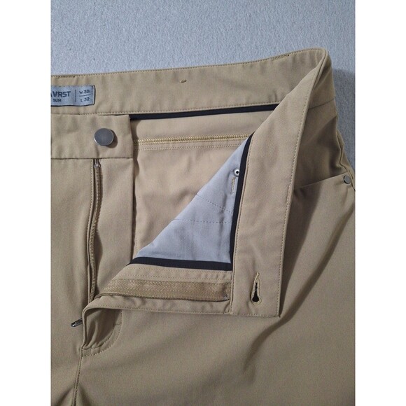 VRST Limitless Pants Mens 38x32 Khaki Chino Golf Athletic Hiking Outside - Picture 7 of 10